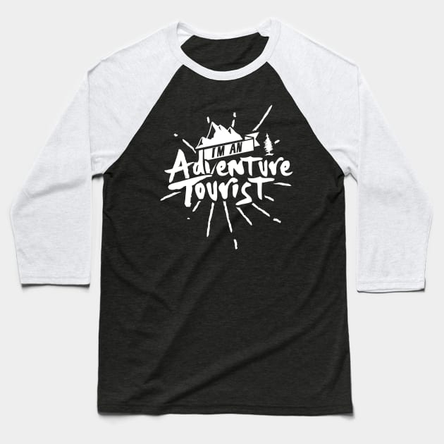 Outdoor Tourist Adventurer Adventure Tourism Baseball T-Shirt by dr3shirts